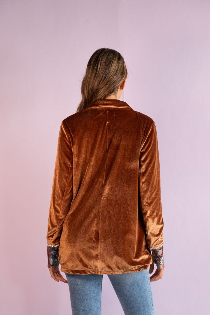 Blazer Velvet Dream Ginger