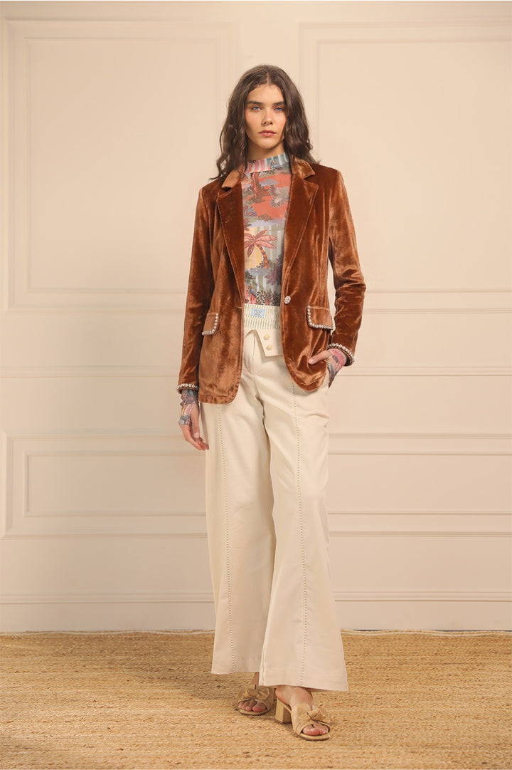 Blazer Velvet Dream Ginger