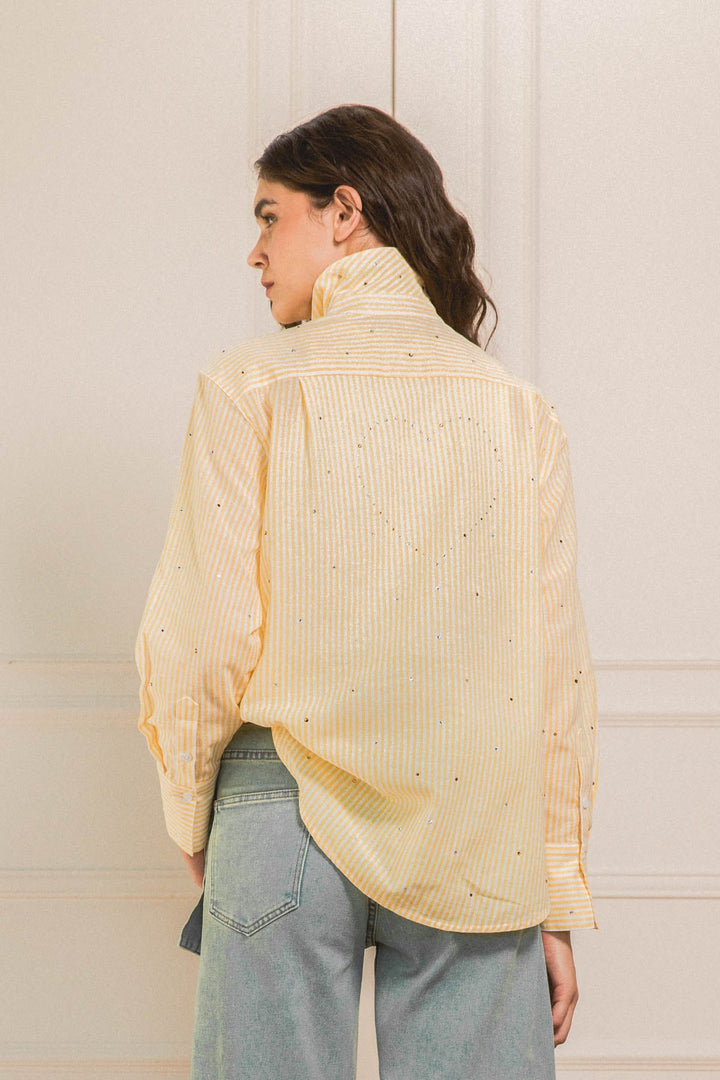 Camisa Shiny Heart Butter