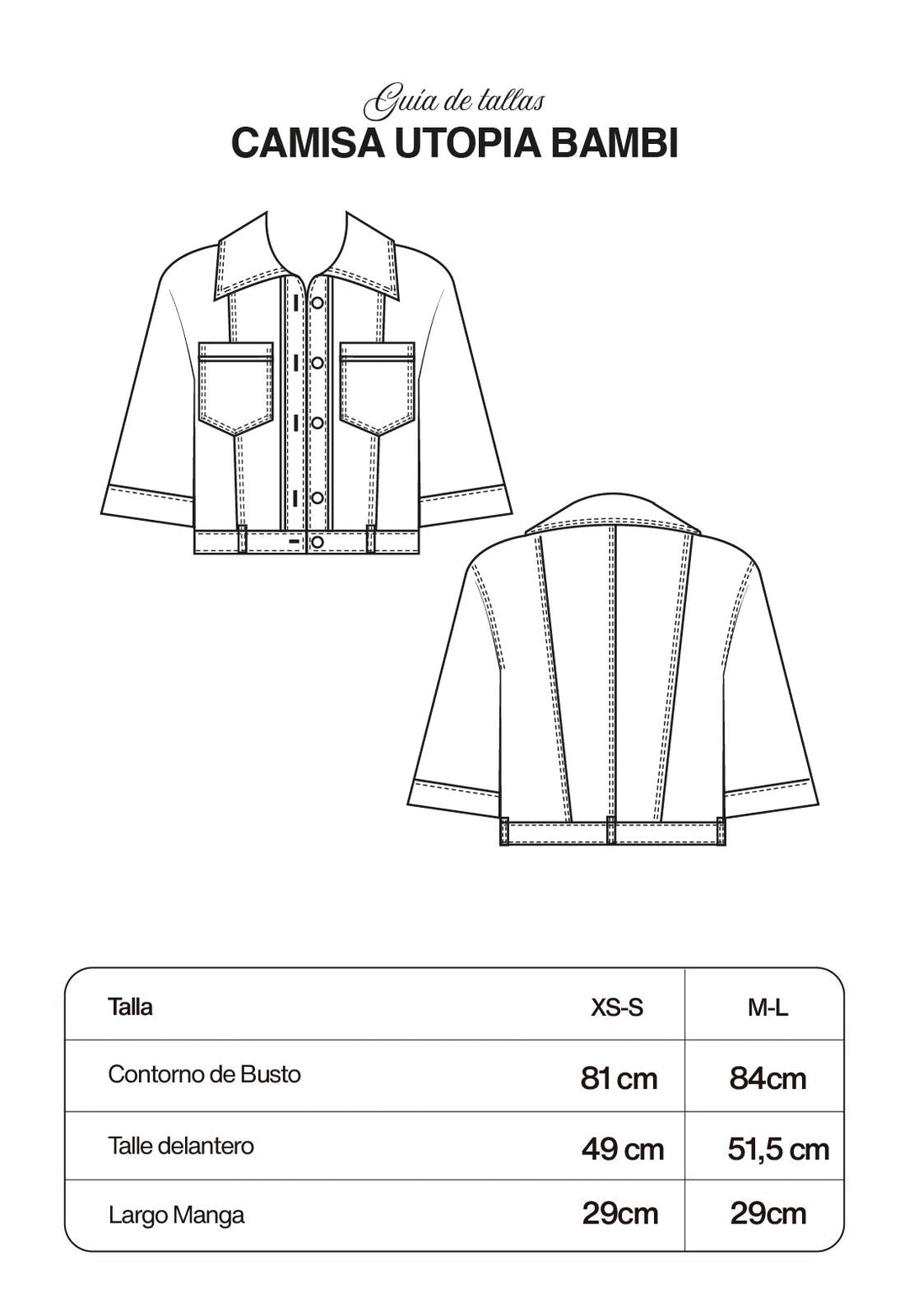 Camisa Utopia Bambi