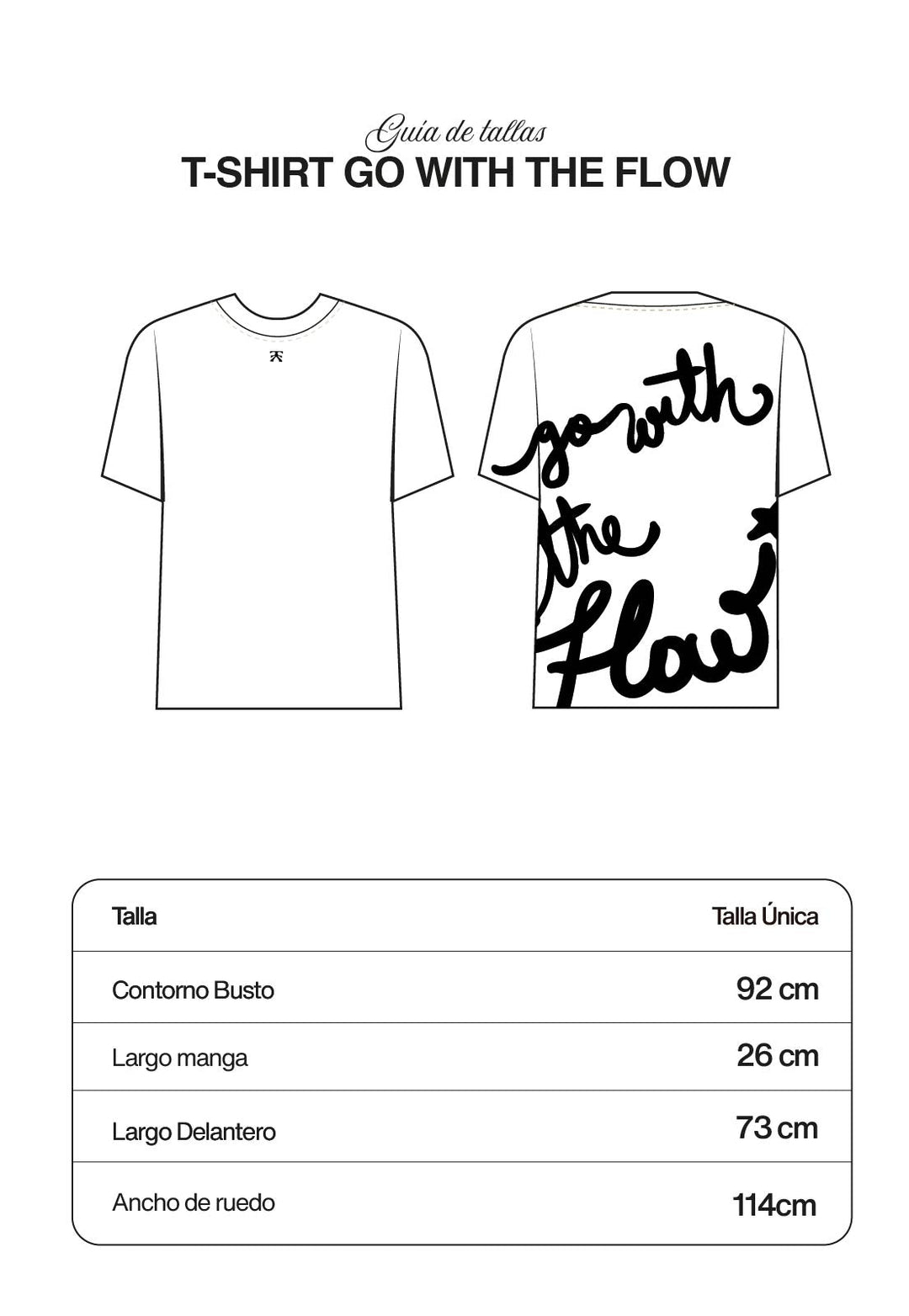 Camiseta Go With The Flow Ortencia