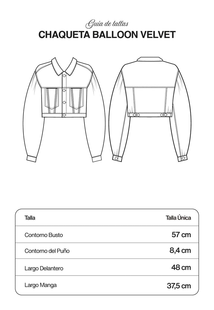 Chaqueta Balloon Velvet Military