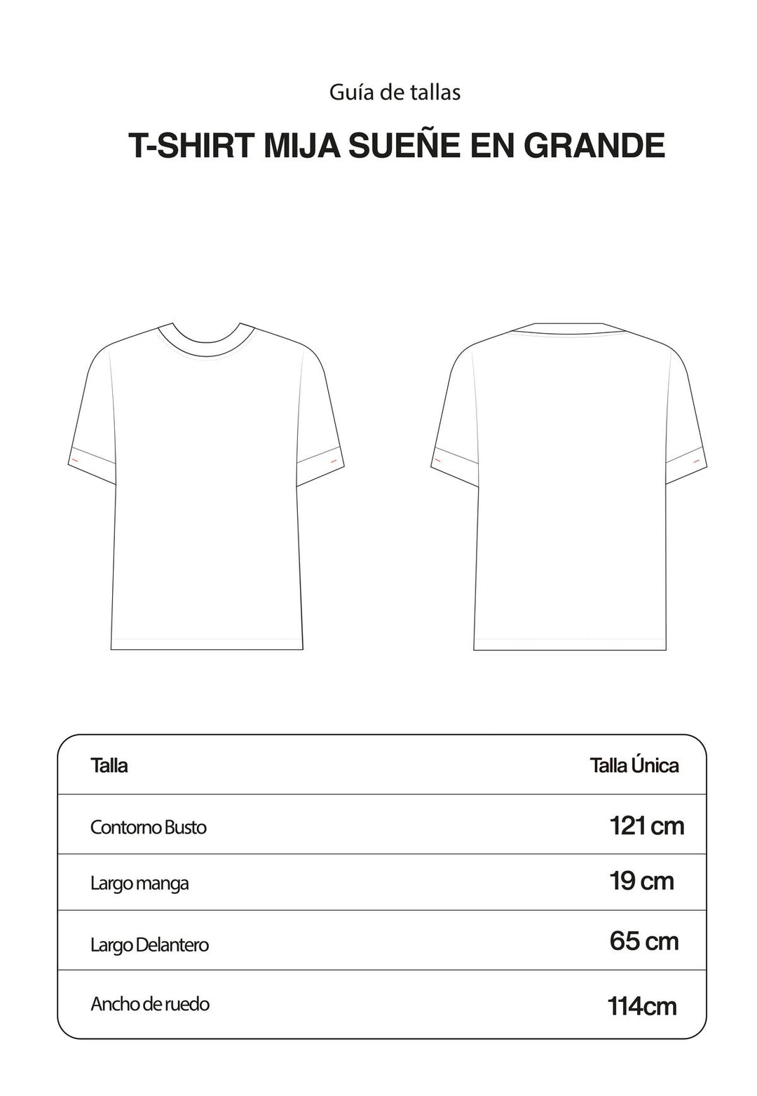 T-Shirt Sueñe en Grande
