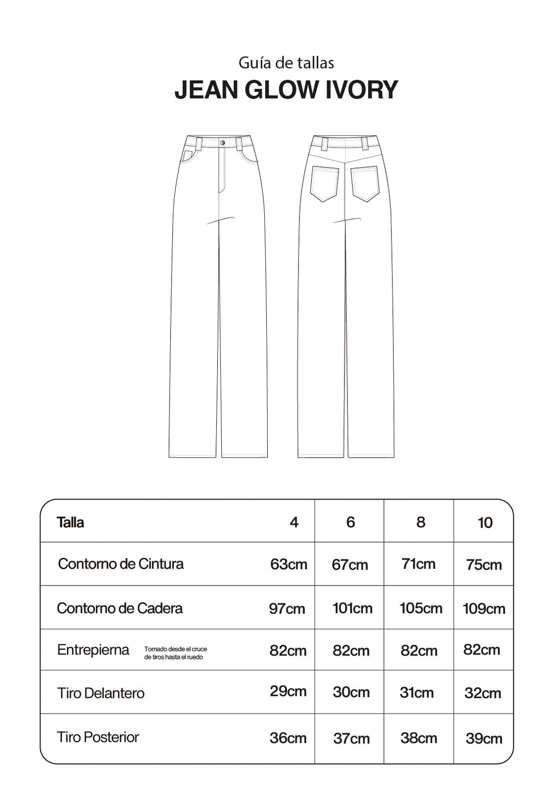 Jean Glow Ivory