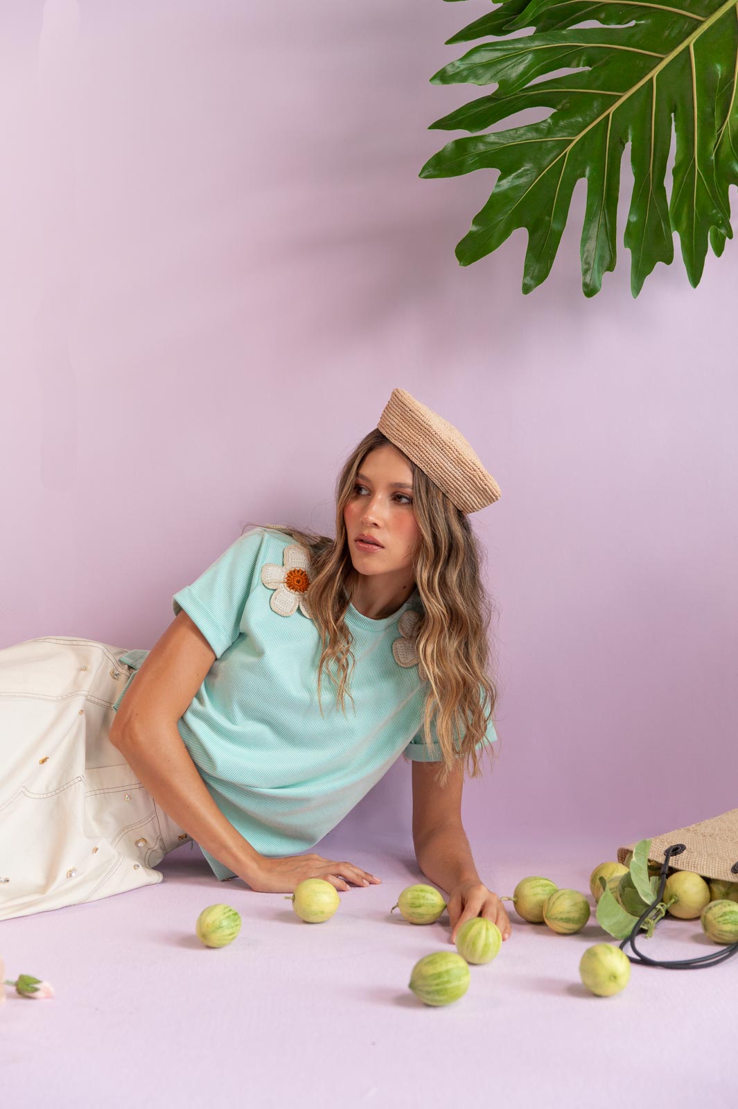 Top Daisy Aqua