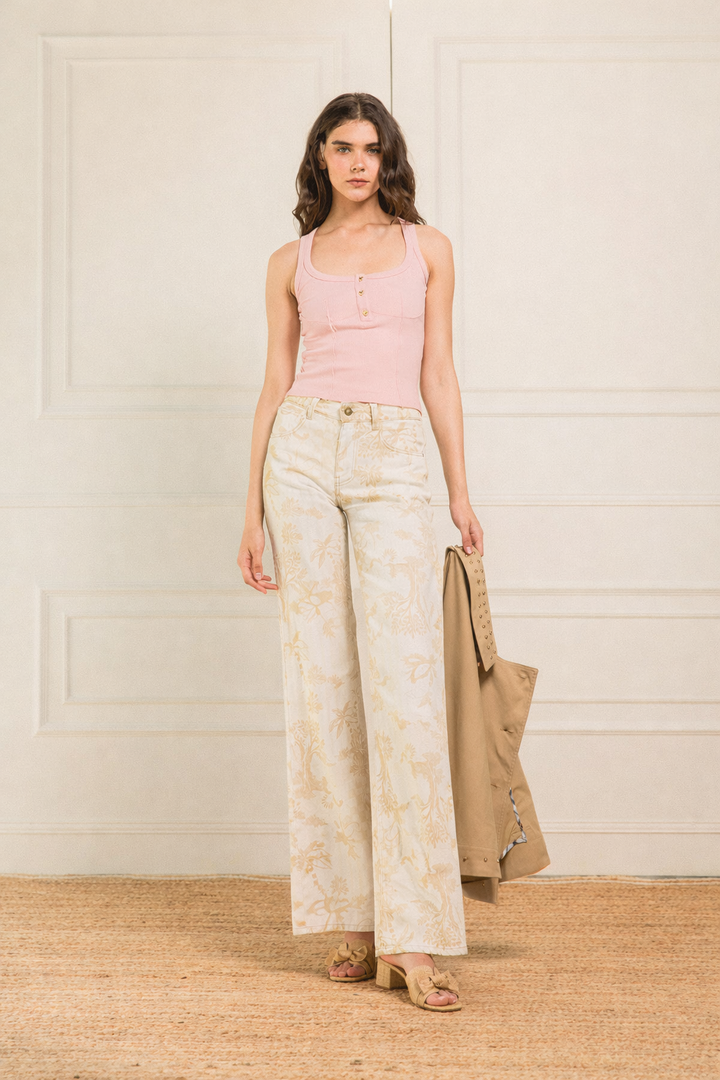 Top Doble Rose
