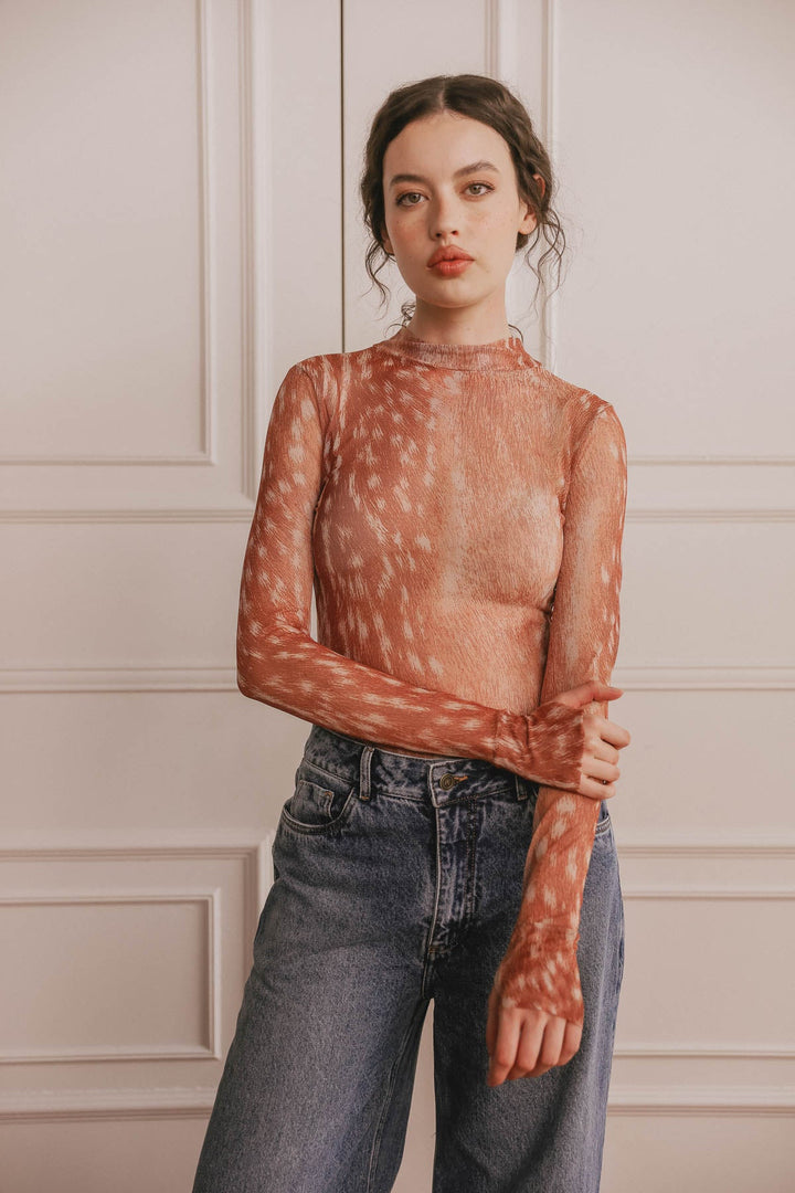 Top Mesh Bambi Honey